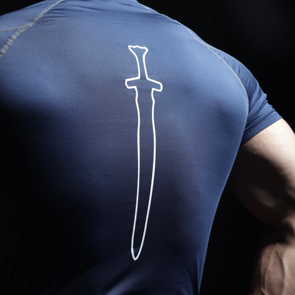 Navy Blue Dagger Compression