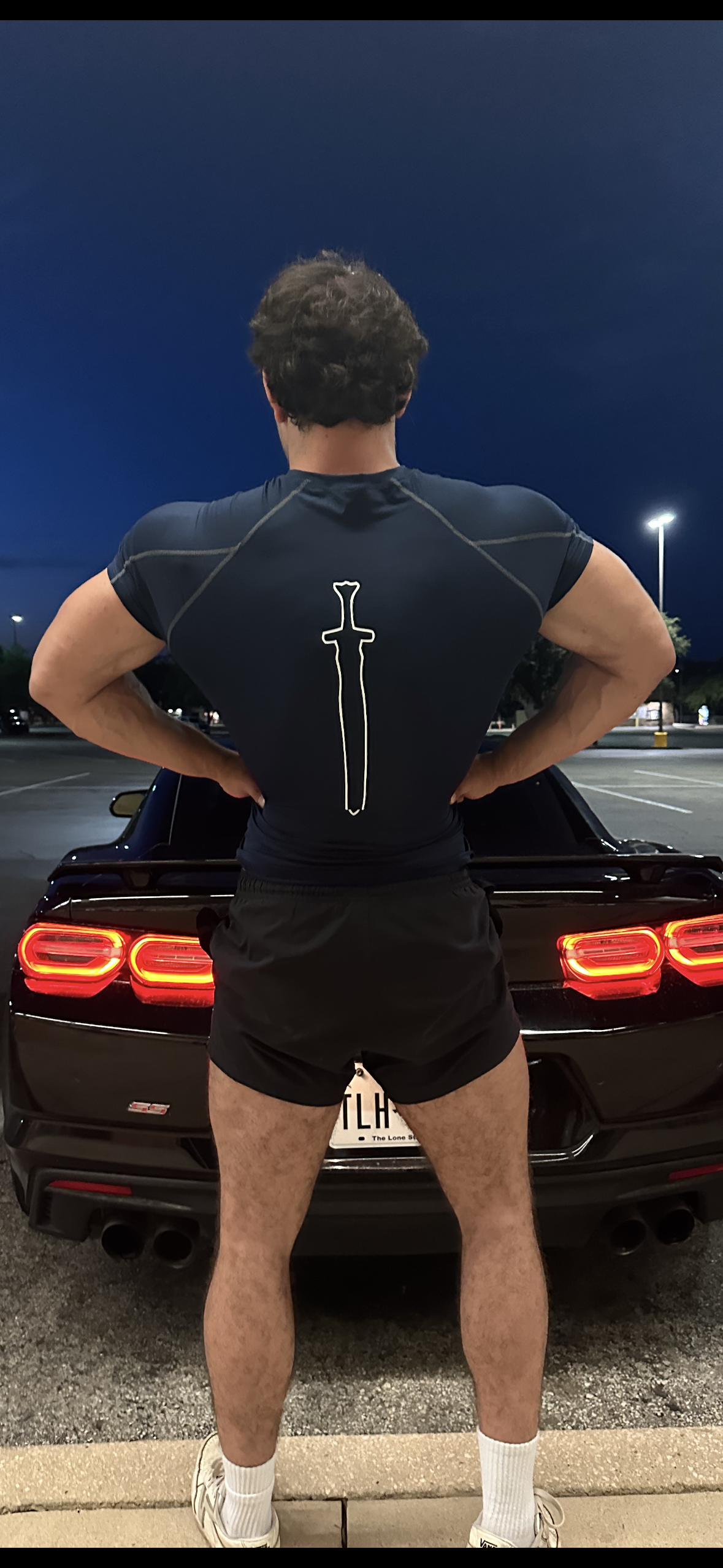 Navy Blue Dagger Compression